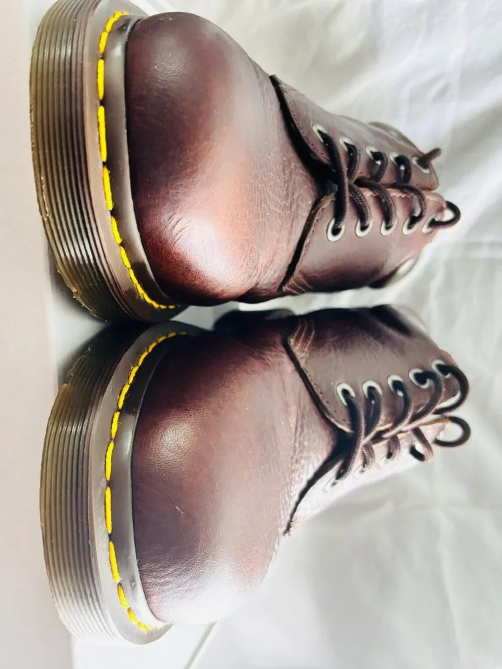 Dr. Martens 1461 Brown Pebbled Leather Oxford Shoes Men's US 12 Made Vietnam